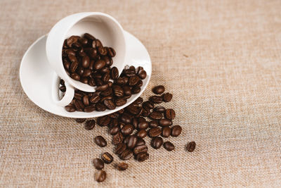 Close-up of coffee beans