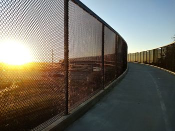 Freeway bridge walk