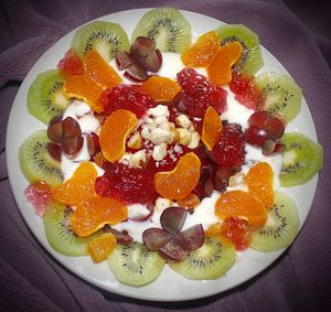 Close-up of served food