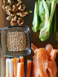 Close-up of vegetables in bowl