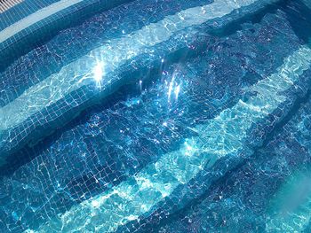 Full frame shot of illuminated swimming pool