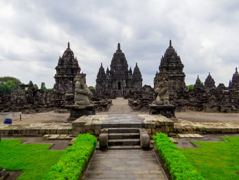 Temple against sky