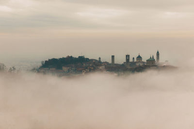 Bergamo is a capital of fogs.