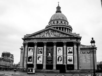 Exterior of building against sky in city