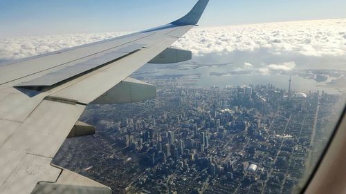 Aerial view of landscape