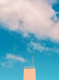 Low angle view of building against sky