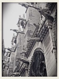 Low angle view of building against sky
