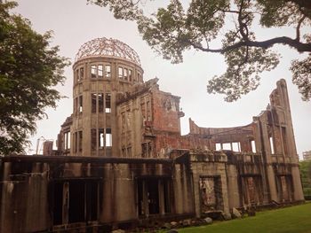 Low angle view of old building
