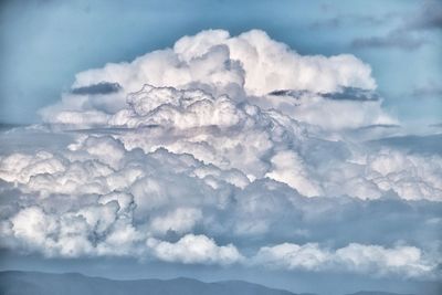 Low angle view of clouds in sky