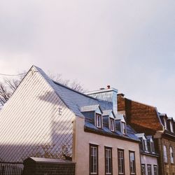 Low angle view of building against sky