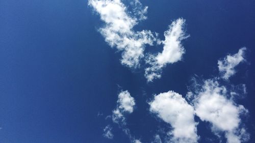 Low angle view of cloudy sky