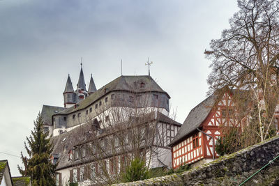 Diez castle from the late middle age is a castle built on a hill above diez, germany