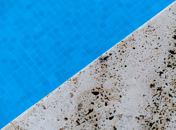 High angle view of swimming pool