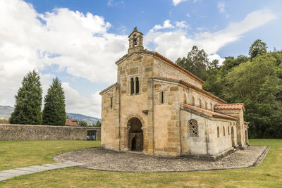 View of temple against sky