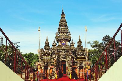 Temple against sky