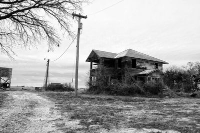 Barn on grassy field