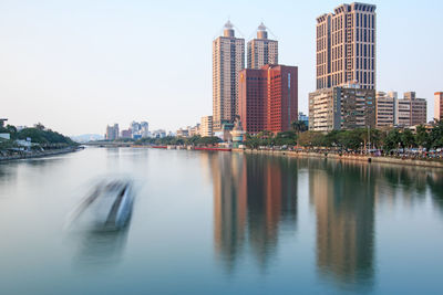 River with buildings in the background