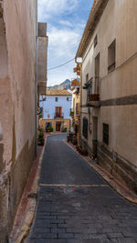 Street amidst buildings in city