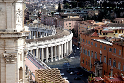 Buildings in city