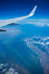 Aerial view of landscape against sky