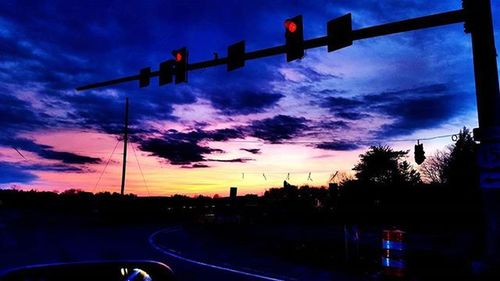 Road at sunset