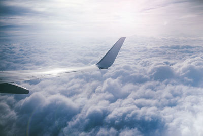 Aerial view of cloudscape