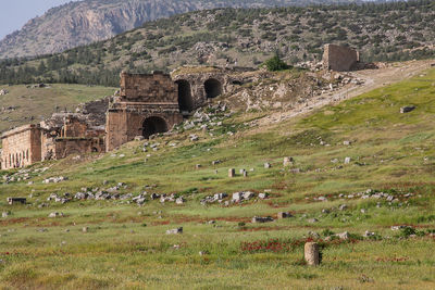 View of old ruins