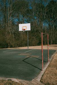 View of basketball court