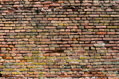 Full frame shot of brick wall