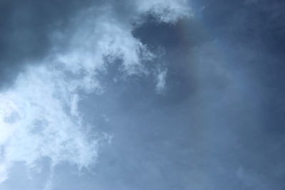 Low angle view of clouds in sky