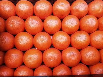 Full frame shot of oranges