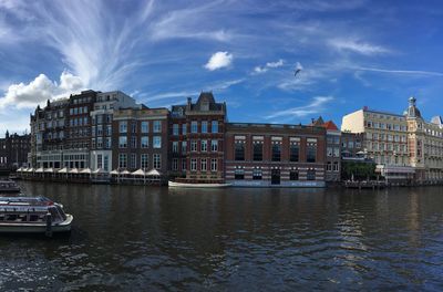 View of buildings at waterfront