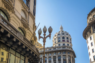 Low angle view of historic building