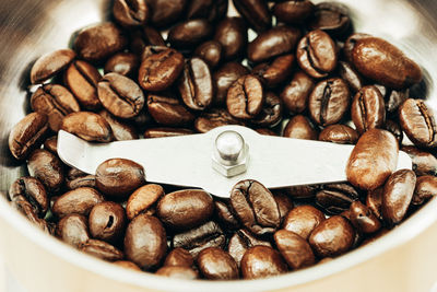 Close-up of coffee beans