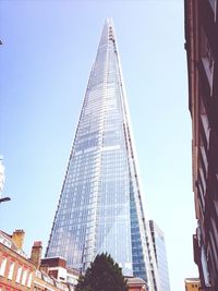 Low angle view of skyscrapers