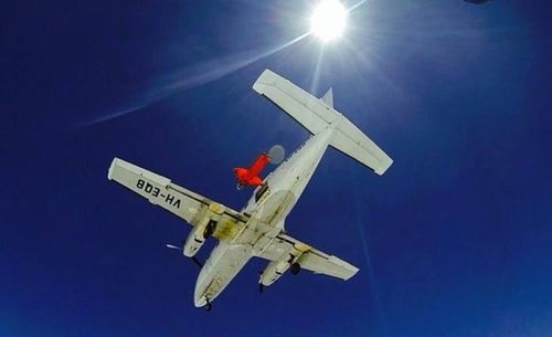 Low angle view of blue sky