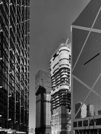 Low angle view of skyscrapers