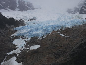 Scenic view of snow covered landscape