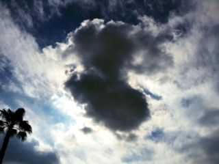 Low angle view of cloudy sky