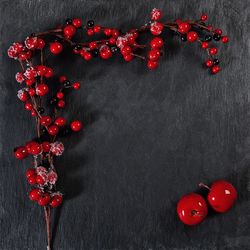 Close-up of red cherries