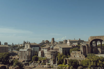 Panoramic shot of buildings against sky