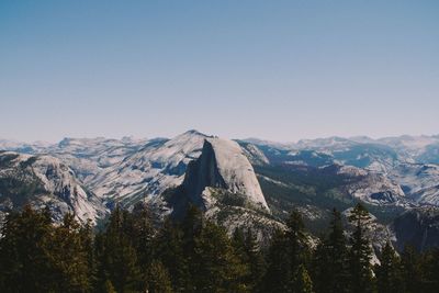 Scenic view of mountains