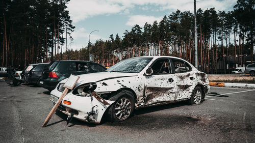 Car on road