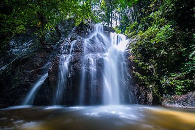 Waterfall in forest