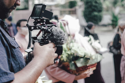 People photographing outdoors