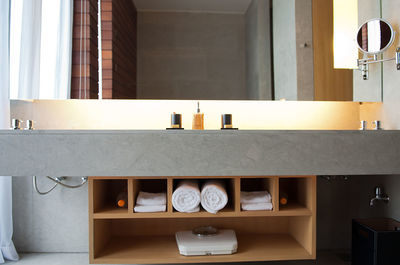 Interior of modern building at home