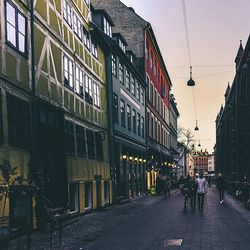 View of city street