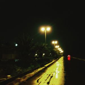 Road at night