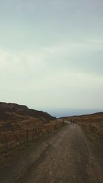 Road passing through landscape