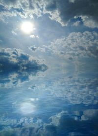 Low angle view of clouds in sky